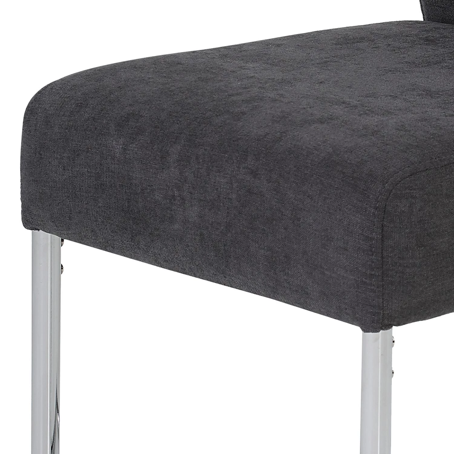 Loftscape Freischwinger Lopten I (2er-Set) - Webstoff / Stahl - Chrom 6 Loftscape Freischwinger Lopten I (2er-Set) - Webstoff / Stahl - Chrom – Bild 6