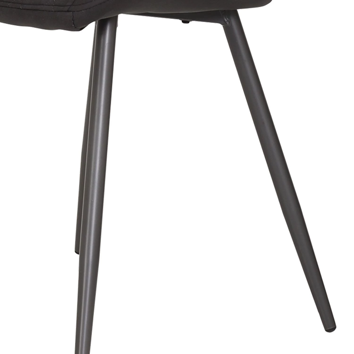 Loftscape Esszimmerstuhl Ripley (4er-Set) - Microfaser / Stahl - Anthrazit - Anthrazit 8 Loftscape Esszimmerstuhl Ripley (4er-Set) - Microfaser / Stahl - Anthrazit - Anthrazit – Bild 8