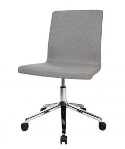 Topstar Bürodrehstuhl Cube II - Webstoff / Stahl - Chrom - Lichtgrau