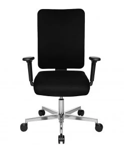 Topstar Bürodrehstuhl Open X Deluxe II - Webstoff / Aluminium - Schwarz / Chrom -Deutschland Stühle Verkaufs-Shop 1000173813 190517 10330800117 GALLERYIMAGES P000000001000173813