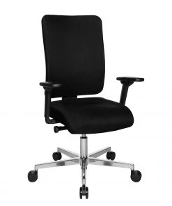 Topstar Bürodrehstuhl Open X Deluxe II - Webstoff / Aluminium - Schwarz / Chrom -Deutschland Stühle Verkaufs-Shop 1000173813 190517 10330900120 GALLERYIMAGES P000000001000173813