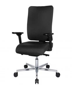 Topstar Bürodrehstuhl Sitness Open X Deluxe II - Webstoff / Aluminium - Chrom - Anthrazit