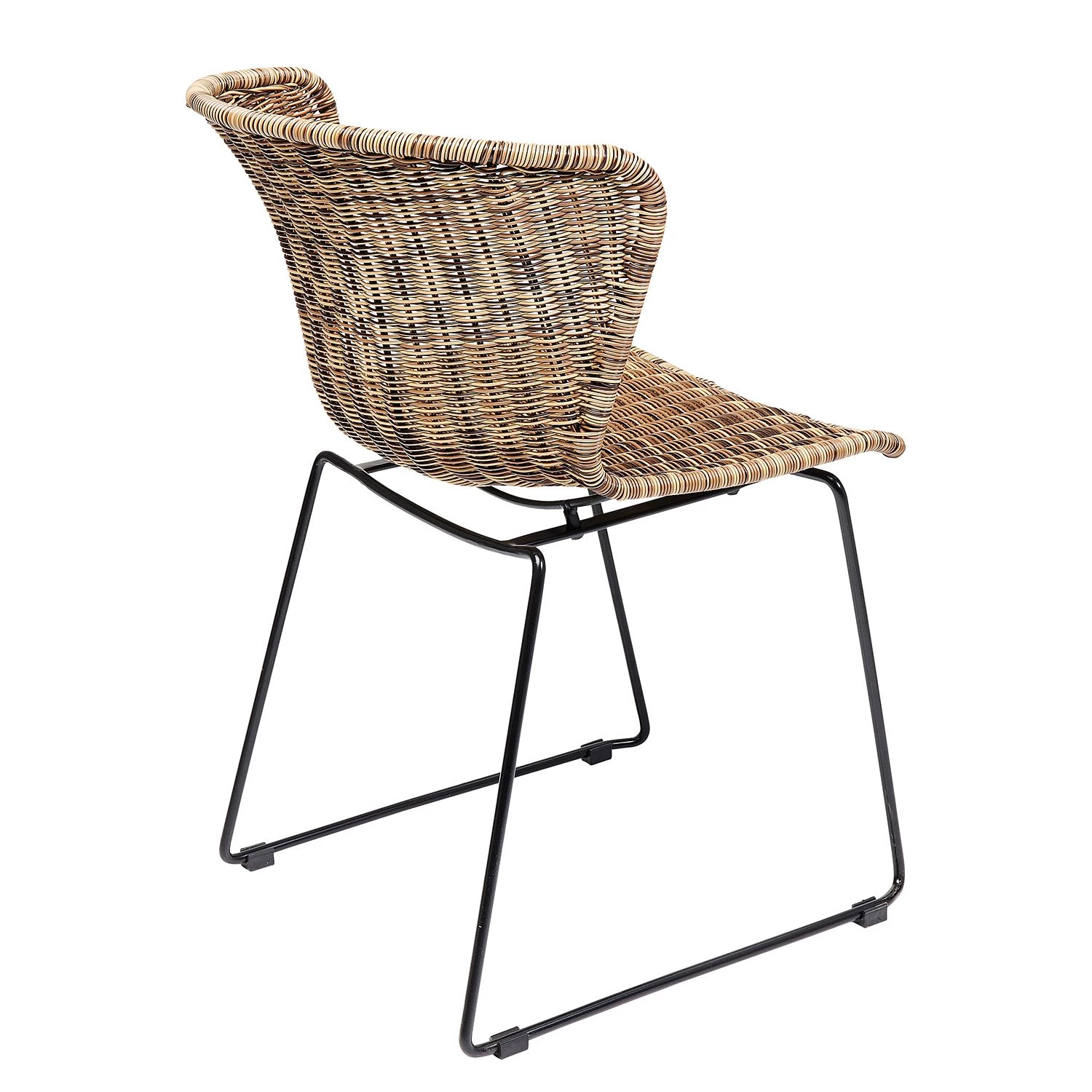 Kare Design Esszimmerstuhl Sansibar - Polyrattan / Stahl - Braun / Schwarz 5 Kare Design Esszimmerstuhl Sansibar - Polyrattan / Stahl - Braun / Schwarz – Bild 5