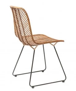 Kare Design Esszimmerstuhl Ko Lanta - Rattan / Eisen - Natur / Schwarz -Deutschland Stühle Verkaufs-Shop 1000174193 190515 06332000080 GALLERYIMAGES P000000001000174193