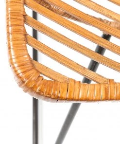 Kare Design Esszimmerstuhl Ko Lanta - Rattan / Eisen - Natur / Schwarz -Deutschland Stühle Verkaufs-Shop 1000174193 190515 06332100084 GALLERYIMAGES P000000001000174193