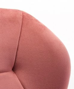 Kare Design Polsterstuhl Viva - Samt / Metall - Gold - Rosa -Deutschland Stühle Verkaufs-Shop 1000174202 190515 06332800150 GALLERYIMAGES P000000001000174202