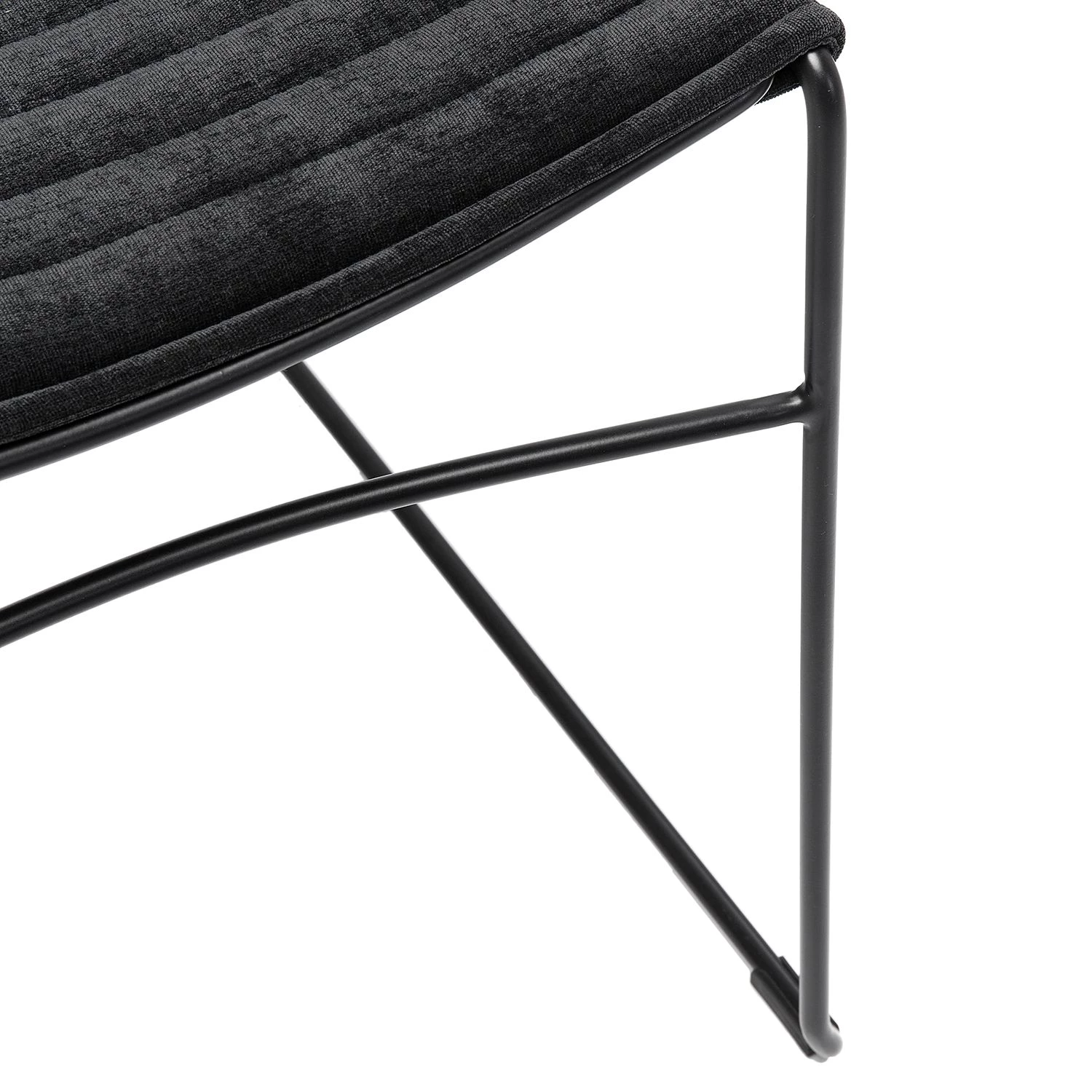 Kare Design Esszimmerstuhl Hugo - Samt / Metall - Schwarz 8 Kare Design Esszimmerstuhl Hugo - Samt / Metall - Schwarz – Bild 8