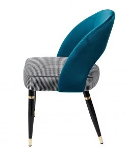 Kare Design Polsterstuhl Samantha - Webstoff / Samt - Grau / Türkis 13 Kare Design Polsterstuhl Samantha - Webstoff / Samt - Grau / Türkis -Deutschland Stühle Verkaufs-Shop 1000174208 190515 06333400205 GALLERYIMAGES P000000001000174208