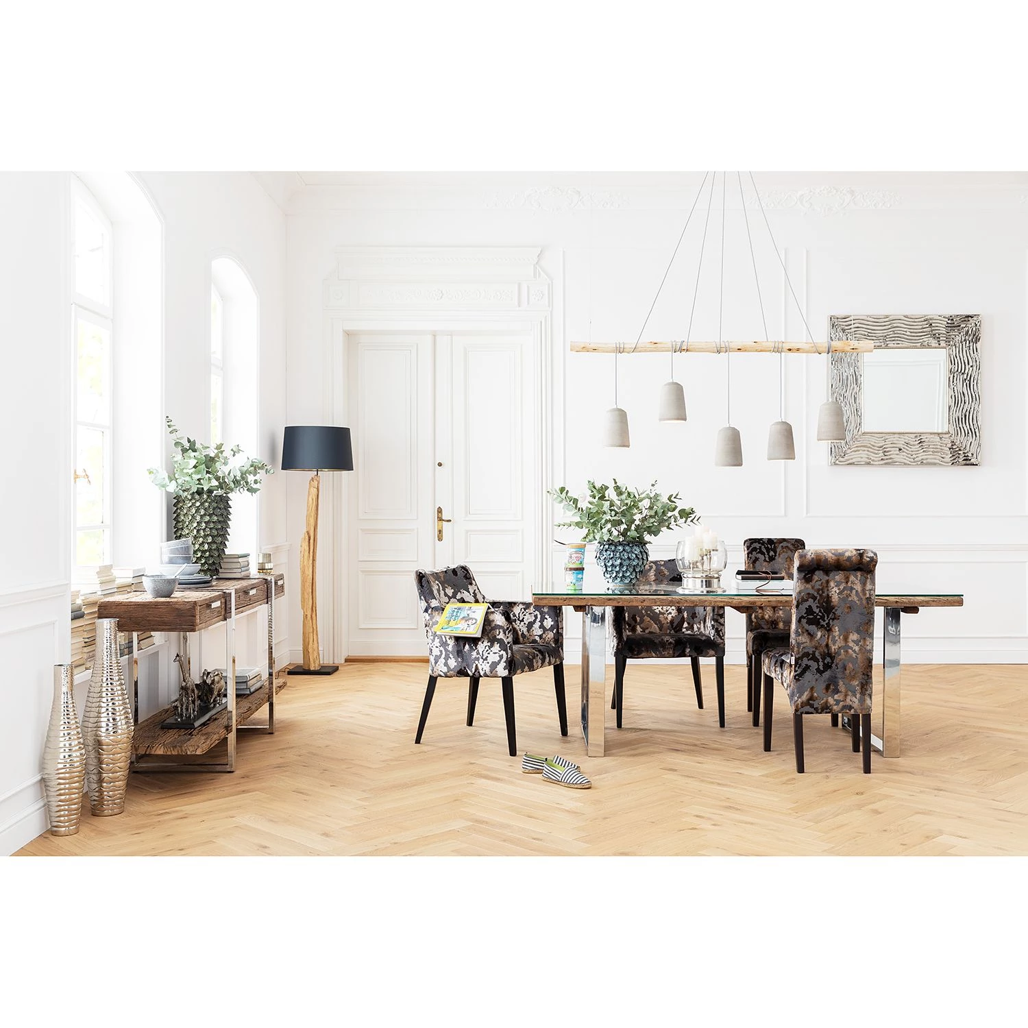 Kare Design Polsterstuhl Chiara Sublime - Samt / Buche massiv - Braun / Buche Dunkel 2 Kare Design Polsterstuhl Chiara Sublime - Samt / Buche massiv - Braun / Buche Dunkel – Bild 2