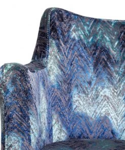 Kare Design Armlehnenstuhl Black Mode - Samt / Buche massiv - Schwarz - Blau -Deutschland Stühle Verkaufs-Shop 1000174213 190515 06334100259 GALLERYIMAGES P000000001000174213