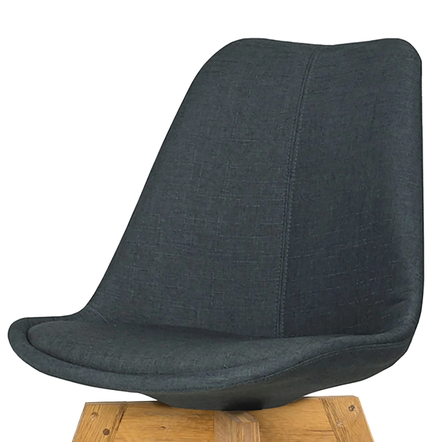 Tenzo Esszimmerstuhl Gina II (2er-Set) - Webstoff / Eiche massiv - Anthrazit / Eiche 2 Tenzo Esszimmerstuhl Gina II (2er-Set) - Webstoff / Eiche massiv - Anthrazit / Eiche – Bild 2