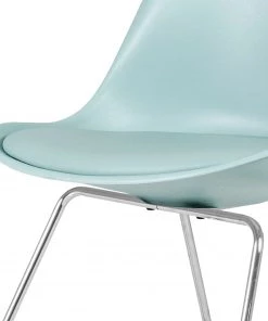Tenzo Esszimmerstuhl Gina VIII (2er-Set) - Kunststoff / Metall - Pastellblau / Chrom -Deutschland Stühle Verkaufs-Shop 1000175512 190614 06463800031 GALLERYIMAGES P000000001000175512