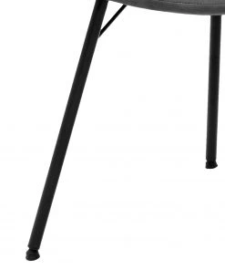 Tenzo Polsterstuhl Alice (2er-Set) - Kunstleder / Metall - Schwarz - Anthrazit -Deutschland Stühle Verkaufs-Shop 1000175519 200130 06014500005 DETAILS P000000001000175519