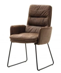 Red Living Armlehnenstuhl Parks - Vintage Braun