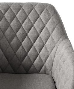 Mørteens Armlehnenstuhl Amalis - Webstoff / Eiche massiv - Hellgrau / Eiche -Deutschland Stühle Verkaufs-Shop 1000176578 191017 10280500013 DETAILS P000000001000176578