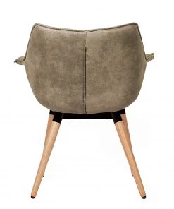 Ars manufacti Armlehnenstuhl Kantii I - Microfaser / Eiche massiv - Eiche - Vintage Kieselgrau - Einzelstuhl -Deutschland Stühle Verkaufs-Shop 1000176705 200302 11493800007 DETAILS P000000001000176705