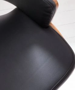 Studio Copenhagen Bürodrehstuhl Elzito - Kunstleder / Stahl - Schwarz / Chrom -Deutschland Stühle Verkaufs-Shop 1000176721 190614 12071600103 GALLERYIMAGES P000000001000176721