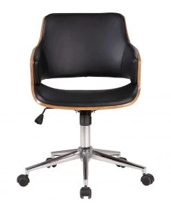 Studio Copenhagen Bürodrehstuhl Elzito - Kunstleder / Stahl - Schwarz / Chrom -Deutschland Stühle Verkaufs-Shop 1000176721 190614 12071700107 GALLERYIMAGES P000000001000176721