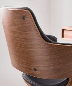 Studio Copenhagen Bürodrehstuhl Elzito - Kunstleder / Stahl - Schwarz / Chrom -Deutschland Stühle Verkaufs-Shop 1000176721 190614 12071800112 GALLERYIMAGES P000000001000176721