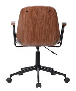 Studio Copenhagen Bürodrehstuhl Ganalu I - Webstoff / Stahl - Grau / Walnuss -Deutschland Stühle Verkaufs-Shop 1000176722 190614 12071800118 GALLERYIMAGES P000000001000176722