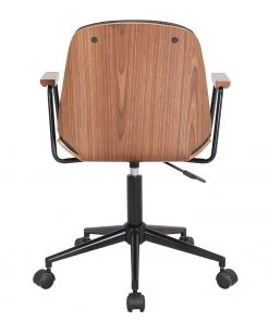 Mørteens Bürodrehstuhl Ganalu II - Kunstleder / Metall - Schwarz / Walnuss 11 Mørteens Bürodrehstuhl Ganalu II - Kunstleder / Metall - Schwarz / Walnuss -Deutschland Stühle Verkaufs-Shop 1000176723 190614 12071900124 GALLERYIMAGES P000000001000176723