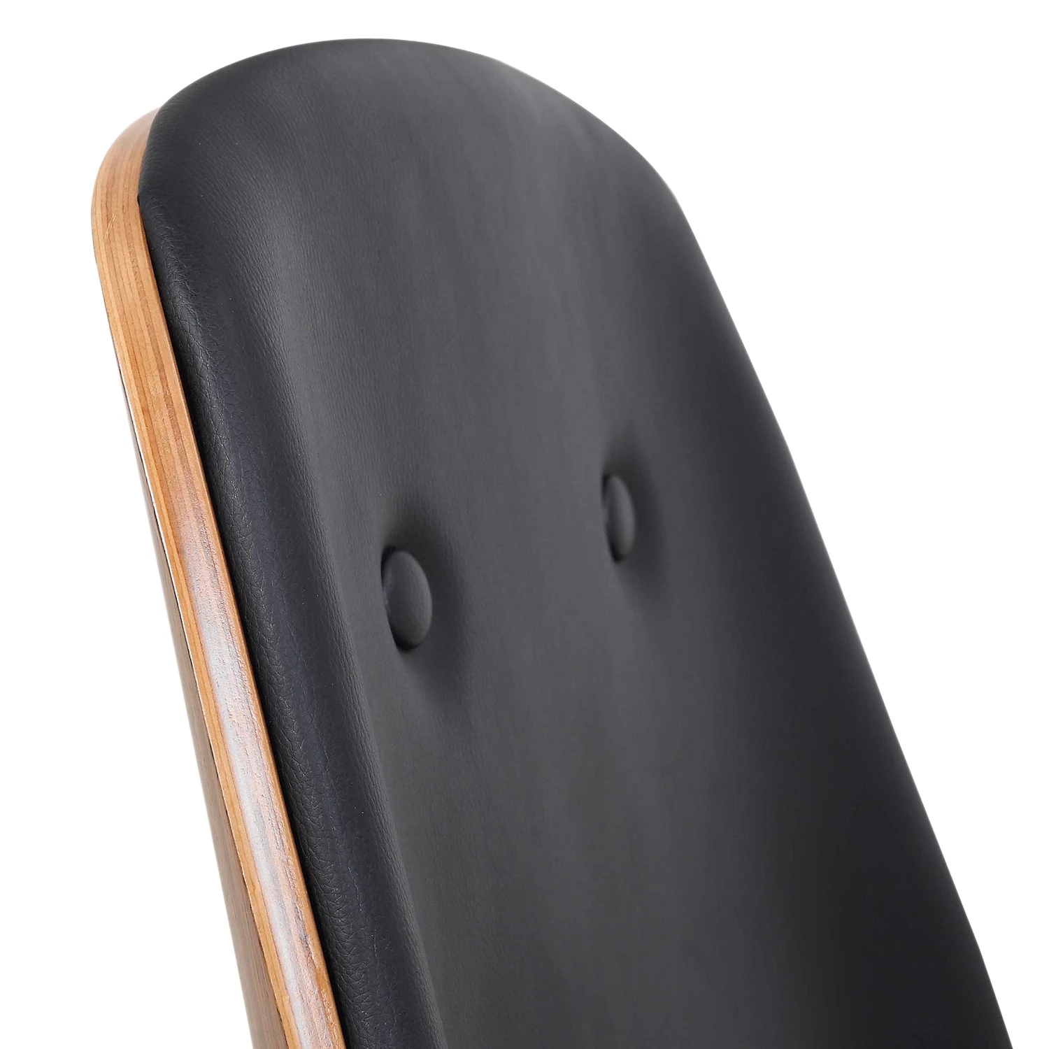 Mørteens Bürodrehstuhl Ganalu II - Kunstleder / Metall - Schwarz / Walnuss 6 Mørteens Bürodrehstuhl Ganalu II - Kunstleder / Metall - Schwarz / Walnuss – Bild 6