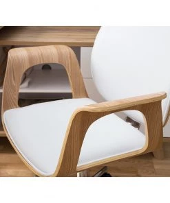 Mørteens Bürodrehstuhl Kinnula - Kunstleder - Esche / Weiß -Deutschland Stühle Verkaufs-Shop 1000176724 200422 15414400004 DETAILS P000000001000176724