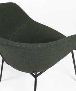 Norrwood Armlehnenstuhl Baxa I - Filz / Stahl - Dunkelgrün -Deutschland Stühle Verkaufs-Shop 1000176897 190614 06442200054 GALLERYIMAGES P000000001000176897