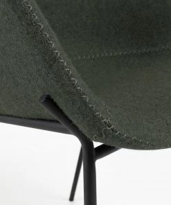 Norrwood Armlehnenstuhl Baxa I - Filz / Stahl - Dunkelgrün -Deutschland Stühle Verkaufs-Shop 1000176897 190614 06442200055 GALLERYIMAGES P000000001000176897