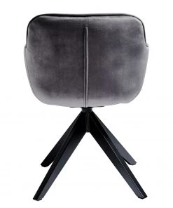 Jack & Alice Esszimmerstuhl Tibas - drehbar - Samt / Stahl - Schwarz - Silbergrau 9 Jack & Alice Esszimmerstuhl Tibas - drehbar - Samt / Stahl - Schwarz - Silbergrau -Deutschland Stühle Verkaufs-Shop 1000178303 190621 06541000004 GALLERYIMAGES P000000001000178303