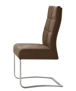 Fredriks Freischwinger Bury II (2er-Set) - Kunstleder / Edelstahl - Sand -Deutschland Stühle Verkaufs-Shop 1000178996 190725 10290600003 DETAILS P000000001000178996