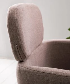 Mørteens Armlehnenstuhl Menly - Webstoff / Metall - Schwarz - Altrosa -Deutschland Stühle Verkaufs-Shop 1000179459 200122 12294700010 DETAILS P000000001000179459