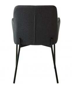 Mørteens Armlehnenstuhl Mehle - Webstoff / Metall - Schwarz - Anthrazit -Deutschland Stühle Verkaufs-Shop 1000179467 200131 13342900044 DETAILS P000000001000179467