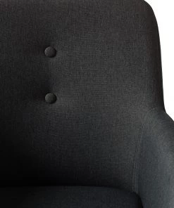 Mørteens Armlehnenstuhl Mehle - Webstoff / Metall - Schwarz - Anthrazit -Deutschland Stühle Verkaufs-Shop 1000179467 200131 13342900046 DETAILS P000000001000179467