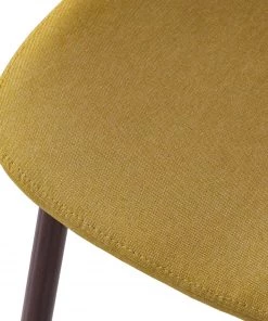 Mørteens Polsterstuhl Iskmo VI - Webstoff / Metall - Walnuss Dekor - Senfgelb - 2er Set 19 Mørteens Polsterstuhl Iskmo VI - Webstoff / Metall - Walnuss Dekor - Senfgelb - 2er Set -Deutschland Stühle Verkaufs-Shop 1000179471 200121 14403800068 DETAILS P000000001000179471