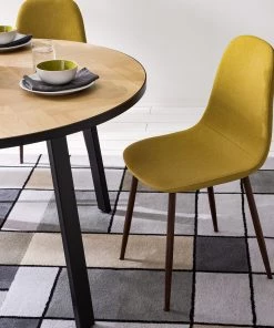 Mørteens Polsterstuhl Iskmo VI - Webstoff / Metall - Walnuss Dekor - Senfgelb - 2er Set 14 Mørteens Polsterstuhl Iskmo VI - Webstoff / Metall - Walnuss Dekor - Senfgelb - 2er Set -Deutschland Stühle Verkaufs-Shop 1000179471 200122 12294800045 MOOD DETAILS P000000001000179471 mood