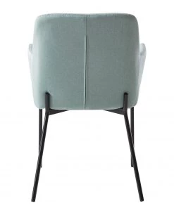 Mørteens Armlehnenstuhl Mehle - Webstoff / Metall - Schwarz - Mintgrün -Deutschland Stühle Verkaufs-Shop 1000179473 200131 13342900050 DETAILS P000000001000179473