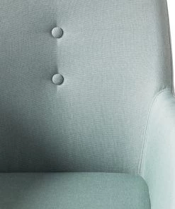 Mørteens Armlehnenstuhl Mehle - Webstoff / Metall - Schwarz - Mintgrün -Deutschland Stühle Verkaufs-Shop 1000179473 200131 13342900052 DETAILS P000000001000179473