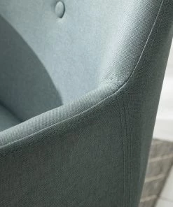 Mørteens Armlehnenstuhl Mehle - Webstoff / Metall - Schwarz - Mintgrün -Deutschland Stühle Verkaufs-Shop 1000179473 200310 11380600047 DETAILS P000000001000179473