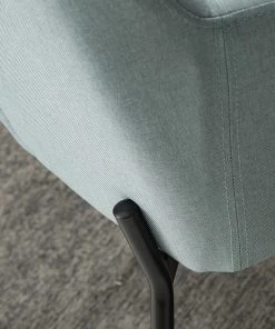 Mørteens Armlehnenstuhl Mehle - Webstoff / Metall - Schwarz - Mintgrün -Deutschland Stühle Verkaufs-Shop 1000179473 200310 11380700051 DETAILS P000000001000179473