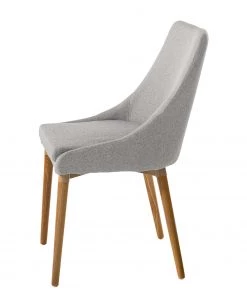 Mørteens Esszimmerstuhl Brea (2er-Set) - Webstoff / Esche massiv - Esche - Lichtgrau -Deutschland Stühle Verkaufs-Shop 1000183821 200131 13092300011 DETAILS P000000001000183821