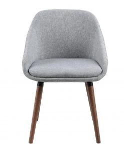 Mørteens Armlehnenstuhl Maadi (2er-Set) - Webstoff / Eisen - Hellgrau / Walnuss -Deutschland Stühle Verkaufs-Shop 1000184087 190812 13043000005 DETAILS P000000001000184087