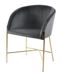 Jack & Alice Armlehnenstuhl Norwen II - Dunkelgrau