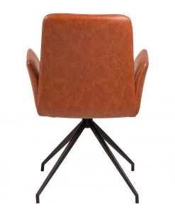 Fredriks Armlehnenstuhl Mailly II - drehbar - Kunstleder / Stahl - Braun / Schwarz -Deutschland Stühle Verkaufs-Shop 1000184099 200706 13401100004 DETAILS P000000001000184099