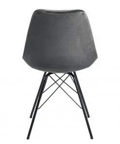 Fredriks Esszimmerstuhl Bonito (2er-Set) - Samt / Eisen - Schwarz - Dunkelgrau -Deutschland Stühle Verkaufs-Shop 1000184101 190812 13044100099 DETAILS P000000001000184101