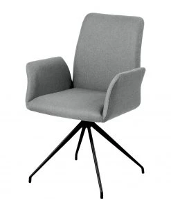 Loftscape Armlehnenstuhl Mailly I - Hellgrau