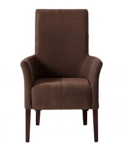 Ars Natura Armlehnenstuhl Esquina - Kunstleder / Rattan - Vintage Braun / Hellbraun meliert -Deutschland Stühle Verkaufs-Shop 1000184165 200206 10111300006 DETAILS P000000001000184165