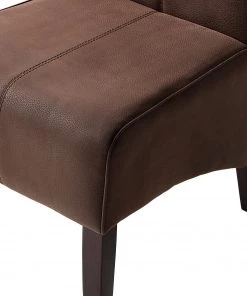 Ars Natura Esszimmerstuhl Julio (2er-Set) - Kunstleder / Rattan - Vintage Braun / Braun meliert -Deutschland Stühle Verkaufs-Shop 1000184166 200317 14454800011 DETAILS P000000001000184166