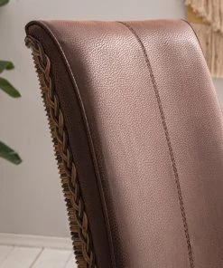 Ars Natura Esszimmerstuhl Julio (2er-Set) - Kunstleder / Rattan - Vintage Braun / Braun meliert -Deutschland Stühle Verkaufs-Shop 1000184166 200317 14454900012 DETAILS P000000001000184166