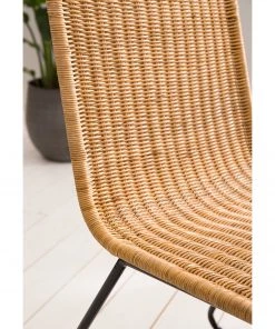 Ars manufacti Esszimmerstuhl Vuna (2er-Set) - Rattan / Metall - Rattan Natur / Schwarz -Deutschland Stühle Verkaufs-Shop 1000184175 200317 14365600003 DETAILS P000000001000184175